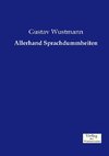 Allerhand Sprachdummheiten