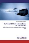 Turbulent Flow Simulations in 2D and 3D