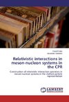 Relativistic interactions in meson-nucleon systems in the CPR