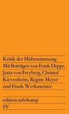 Kritik der Mitbestimmung