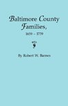 Baltimore County Families, 1659-1759