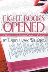 Eight Books Opened