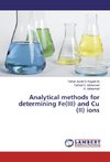 Analytical methods for determining Fe(III) and Cu (II) ions