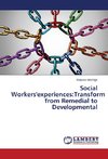 Social Workers'experiences:Transform from Remedial to Developmental