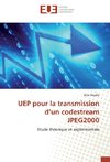 UEP pour la transmission d'un codestream JPEG2000