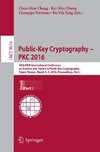 Public-Key Cryptography - PKC 2016