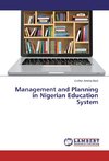 Management and Planning in Nigerian Education System