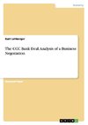 The CCC Bank Deal. Analysis of a Business Negotiation