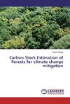 Carbon Stock Estimation of Forests for climate change mitigation