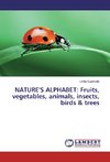 NATURE'S ALPHABET: Fruits, vegetables, animals, insects, birds & trees