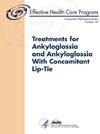 Treatments for Ankyloglossia and Ankyloglossia With Concomitant Lip-Tie - Comparative Effectiveness Review (Number 149)