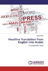 Headline Translation from English into Arabic