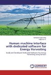 Human machine interface with dedicated software for Energy Harvesting