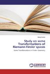 Study on some Transformations of Riemann-Finsler spaces