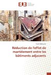 Réduction de l'effet de martèlement entre les bâtiments adjacents