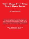 Thirty Things Every Great Tennis Player Knows