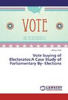 Vote buying of Electorates:A Case Study of Parliamentary By- Elections