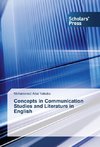 Concepts in Communication Studies and Literature in English