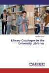 Library Catalogue in the University Libraries