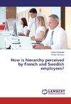 How is hierarchy perceived by French and Swedish employees?