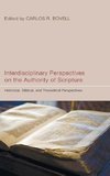 Interdisciplinary Perspectives on the Authority of Scripture