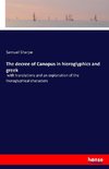 The decree of Canopus in hieroglyphics and greek