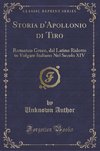 Author, U: Storia d'Apollonio di Tiro