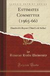 University, B: Estimates Committee (1965-66)