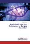 Analysis of Selection Techniques in Genetic Algorithm