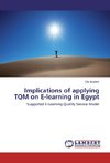 Implications of applying TQM on E-learning in Egypt