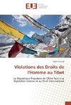 Violations des Droits de l'Homme au Tibet