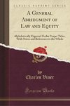Viner, C: General Abridgment of Law and Equity