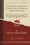 Hasse, A: United States Government Publications, a Handbook