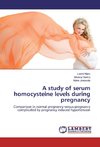 A study of serum homocysteine levels during pregnancy