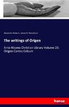 The writings of Origen