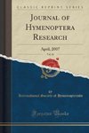 Hymenopterists, I: Journal of Hymenoptera Research, Vol. 16