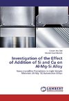 Investigation of the Effect of Addition of Si and Cu on Al-Mg-Si Alloy