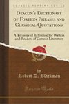 Blackman, R: Deacon's Dictionary of Foreign Phrases and Clas