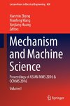 Mechanism and Machine Science