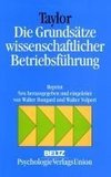 Die Grundsätze wissenschaftlicher Betriebsführung