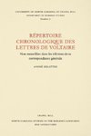 Un Répertoire Chronologique de Lettres de Voltaire
