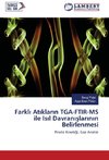 Farkli Atiklarin TGA-FTIR-MS ile Isil Davranislarinin Belirlenmesi
