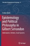 Epistemology and Political Philosophy in Gilbert Simondon
