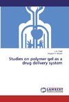 Studies on polymer gel as a drug delivery system
