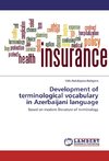 Development of terminological vocabulary in Azerbaijani language