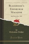 Author, U: Blackwood's Edinburgh Magazine, Vol. 50
