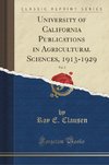 Clausen, R: University of California Publications in Agricul