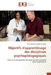 Objectifs d'apprentissage des disciplines psychopédagogiques