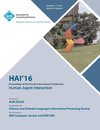 HAI 16 4th International Conference on Human Agent Interaction