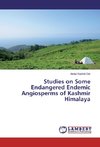 Studies on Some Endangered Endemic Angiosperms of Kashmir Himalaya